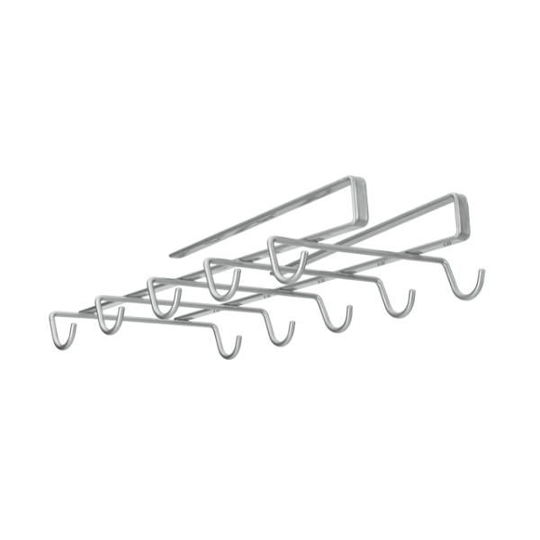 PORTA TAZAS CON 10 GANCHOS METALTEX