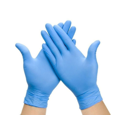 Guantes de Nitrilo Celeste