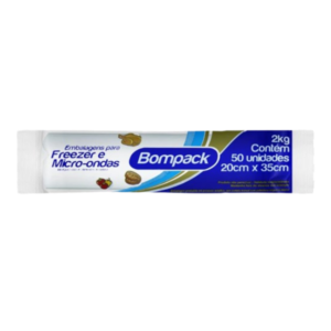 Bolsas freezer y microondas 50U 20Cmx35 Cm