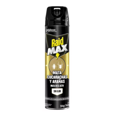 Raid Max Cucarachas/ Arañas Sin olor