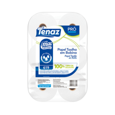 Papel Toalla Bobina Pro Autocorte Tenaz Mili