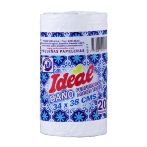 Bolsas de Residuos Perfumadas para Baño Ideal 34 x 38 Rollo de 20 U