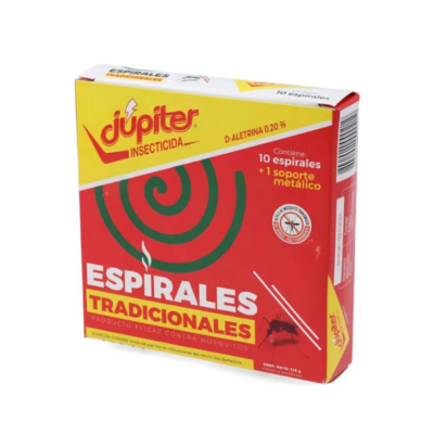 Espirales tradicionales Júpiter  10 U + Soporte metálico