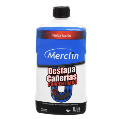 Destapa Cañería concentrado Merclin 1lt