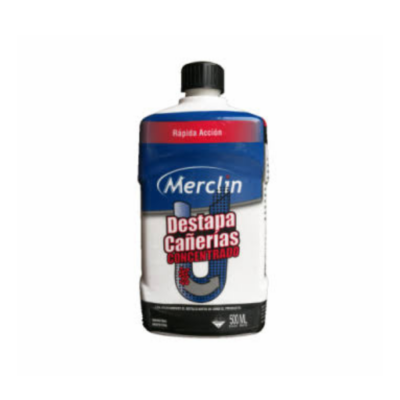 Destapa Cañería concentrado Merclin 500ml