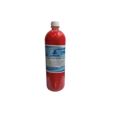 Cera al agua para mosaicos roja