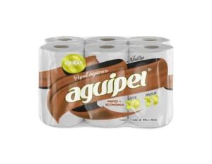 Papel higiénico Aguipel Neutro, 12 rollos de 30 metros
