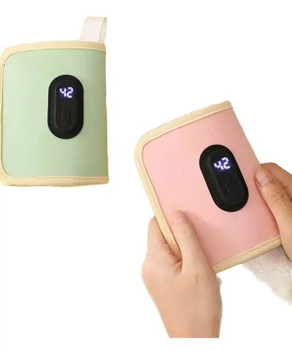 Calienta Memas Baby Para Auto Térmico Material Aislante Usb Amarillo - Imagen 4