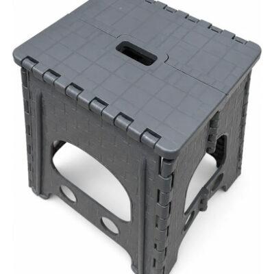 Escalera Plegable Plástica Gris 120 Kg