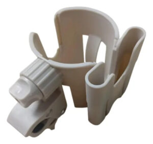 Soporte Porta Vaso Celular Organizador P/coche Bebe Bici Etc Crema
