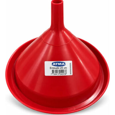 Embudo Grande 25 Cm Atma Rojo