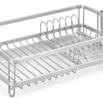 Escurridor De Platos Berta De Aluminio Plateado