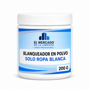 Blanqueador en polvo para ropa blanca 200 g, un envase