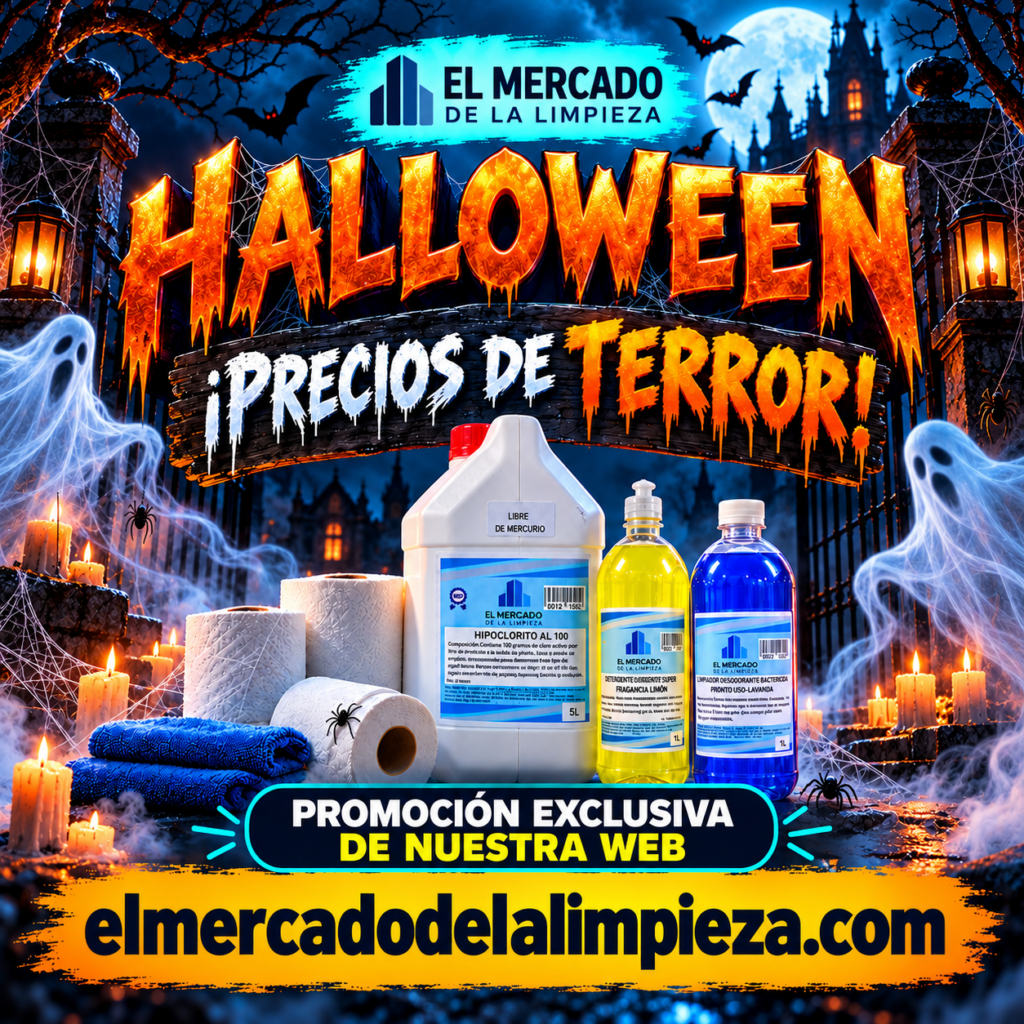 Halloween: precios de terror. Promoción exclusiva de nuestra web, El Mercado de la Limpieza.