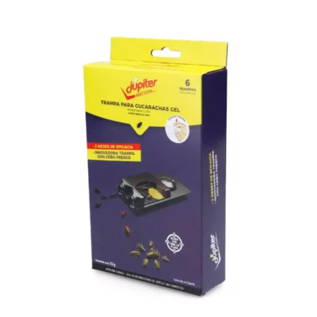 Trampa para Cucarachas en Gel X6 Júpiter