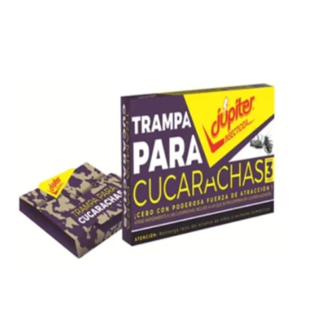 Trampa para Cucarachas Júpiter x3 unidades