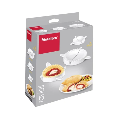 Juego 3 moldes empanadillas RAVIOLI METALTEX