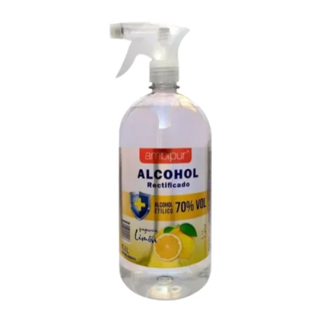 Alcohol Rectificado 70% Perfumado 1 Litro