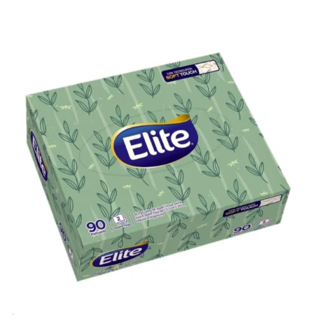 Pañuelo Facial Elite Box Soft Touch 90 Unidades