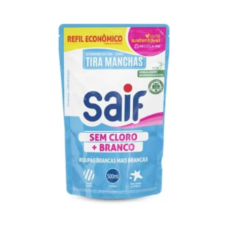 Quita Manchas Sin Cloro + Blanco Saif (Repuesto)