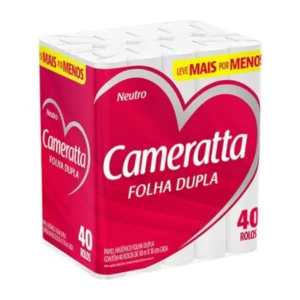 Papel Higiénico doble hoja 40 rollos Cameratta
