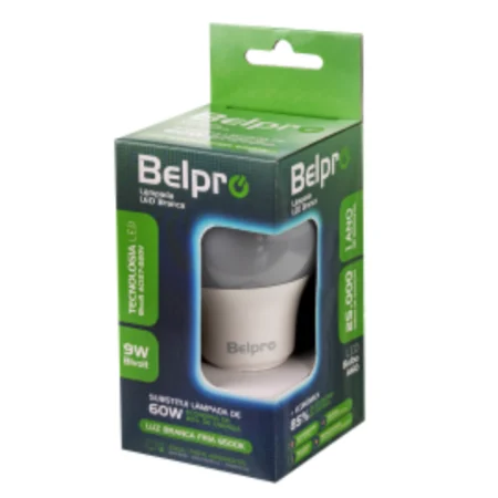 Lampara LED blanca Belpro de 9 W