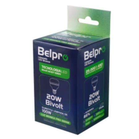 Lampara LED blanca Belpro de 20 W