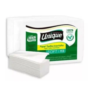 Toalla de Papel Intercalada 20 x 23 Blanca 1000 unidades Mili