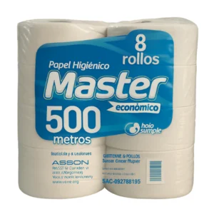 Papel Higiénico 8 x 500 Master Económico