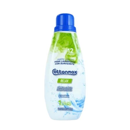 Jabón Líquido para Lavarropa Cottonmax 1 litro con suavizante