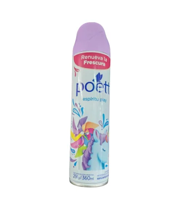 Aromatizante Poett Aerosol Espíritu Play 360 ml