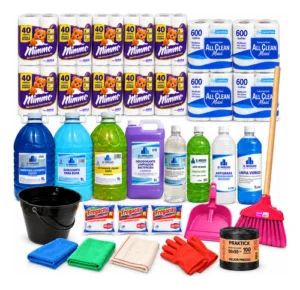 Combo Hogar Mensual 24l Bidones Papel Y Accesorios