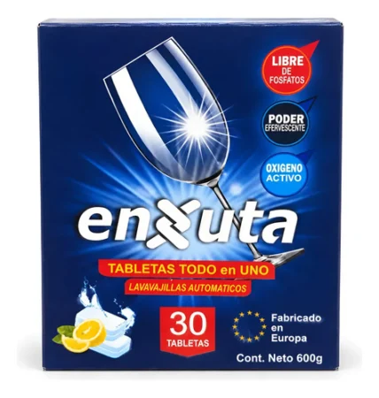 Tabletas Lavavajillas Enxuta Todo En Uno 30 Unidades 600 G