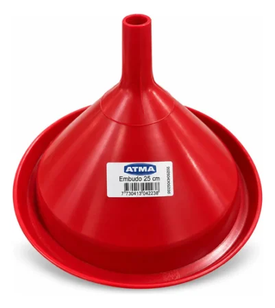 Embudo Grande 25 Cm Atma Rojo