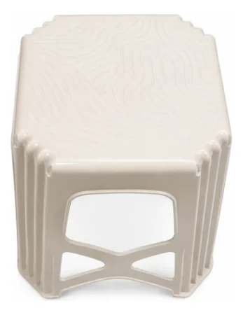 Banco Beige Fijo No Plegable