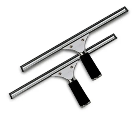 Limpia Vidrios Lampazo Profesional 25 Cm Plateado