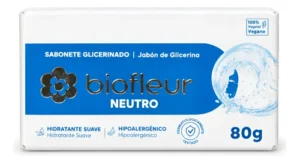 Jabón De Glicerina Biofleur Neutro 80 G