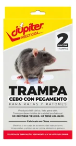 Trampa Adhesiva Júpiter Para Ratas Y Ratones, Envase De 2