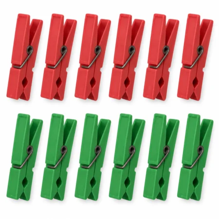 Broches plásticos para ropa — docena