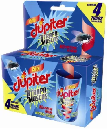 Cinta atrapamoscas Júpiter — 4 unidades