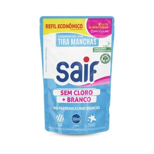 Quita Manchas Sin Cloro + Blanco Saif (Repuesto)