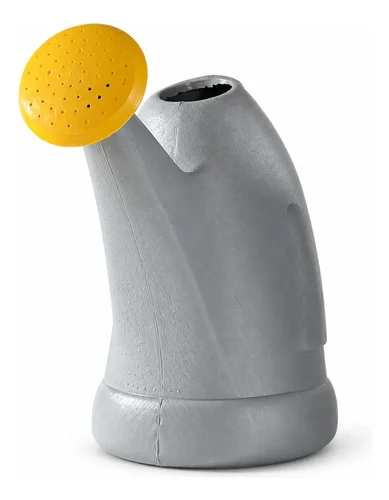 Regadera Con Rociador Amarillo Gris