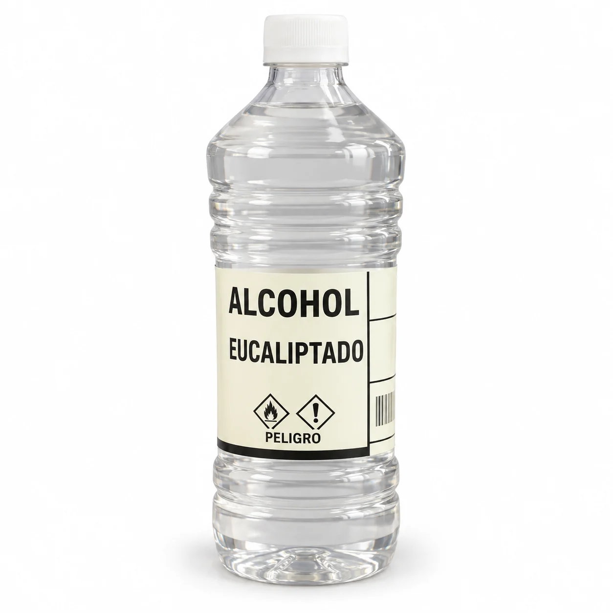 Alcohol eucaliptado en botella de 1 litro